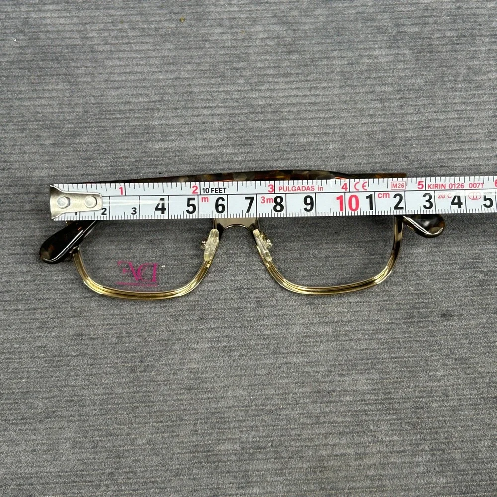 Diane von Furstenberg DVF8051 210 Burgundy Tortoise Y2k Eyeglasses 49-16-135